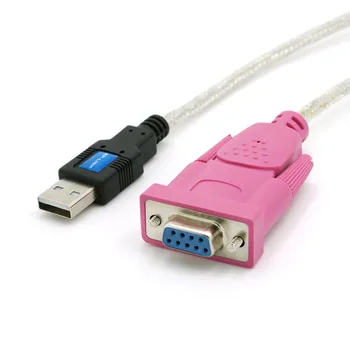 

RS232 Serial DB9 Pin Female to USB 2.0 PL-2303 Cable for Window98/2000/Win XP/Vista/MAC UY8