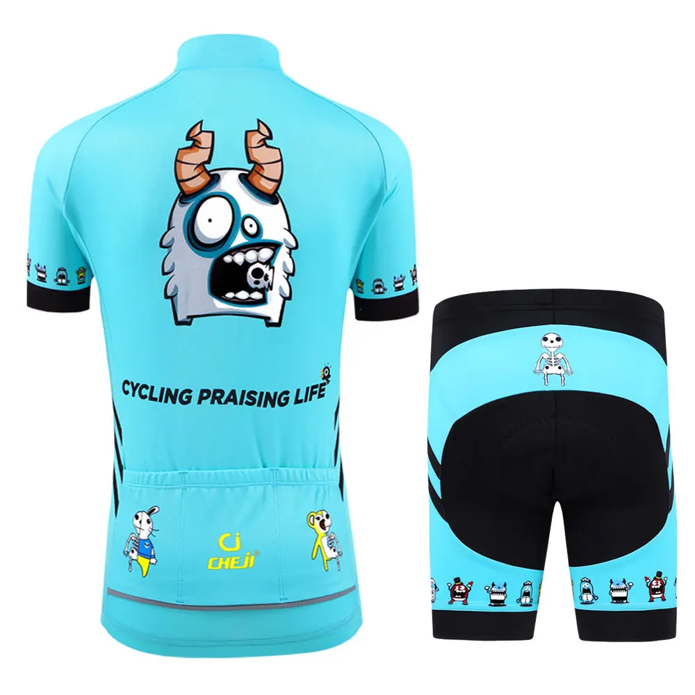 Cheji-2018-Summer-Children-Cycling-Jersey-Shorts-Freddy-Krueger-Bike-Clothing-RopaCiclismo-mtb-road-Racing-Kids-f34345tr454er5e