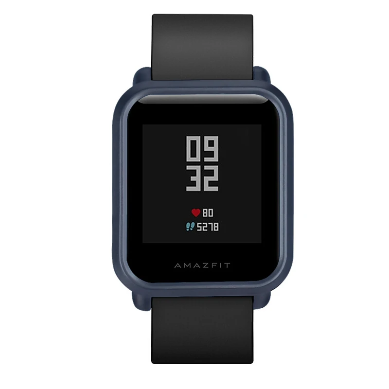 Чехлы для часов рамка для Amazfit Bip Молодежный защитный чехол умных часов чехол тонкий цветной каркас чехол защитная оболочка для Xiaomi Huami - Цвет: CEA4425NV