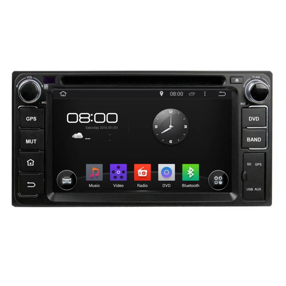 6 2inch Android 5 1 Car DVD Player GPS Navigation System For Toyota 