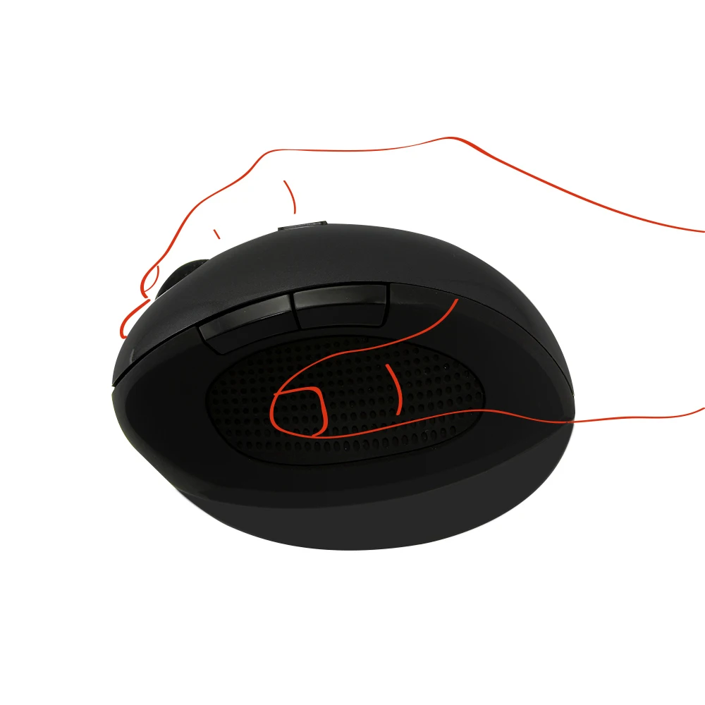CHUYI Vertical Wireless Mouse Ergonomic Professional 6 Buttons 1600 DPI USB Computer Office Gaming mouse Laptops Mice PC