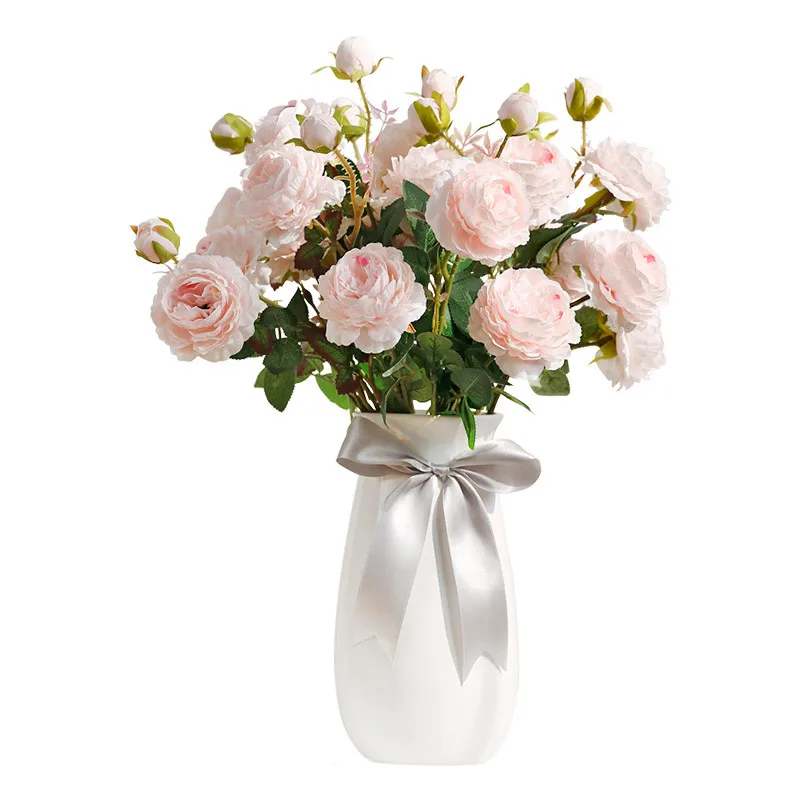 искусственные цветы pivoines artificielles pour la decoration Имитация пиона искусственное