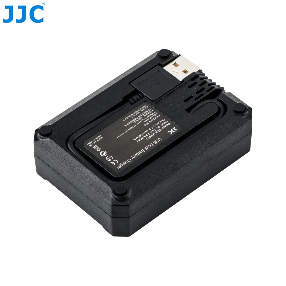 JJC USB двойное зарядное устройство для Canon LP-E6 LP-E6N EOS R 5D Mark IV 5D Mark III батарея для камеры заменяет LC-E6 LC-E6E