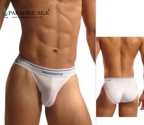 

Men's String Bikini Sexy Bamboo Underwear Solid Brief Size L XL XXL XXXL