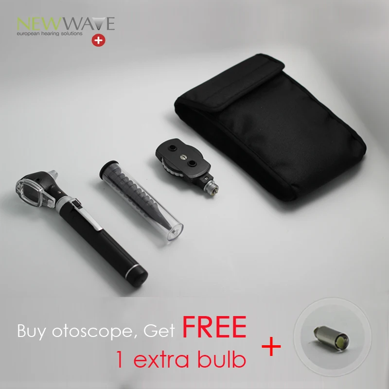White 3pcs Otoscope