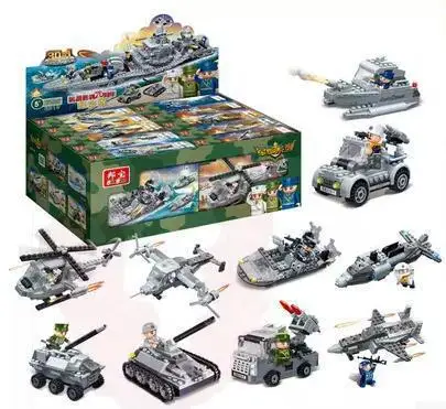 

BB Model Compatible with BB6219 10 in 1 1083Pcs Military Models Building Kits Blocks Toys Hobby Hobbies For Boys Girls