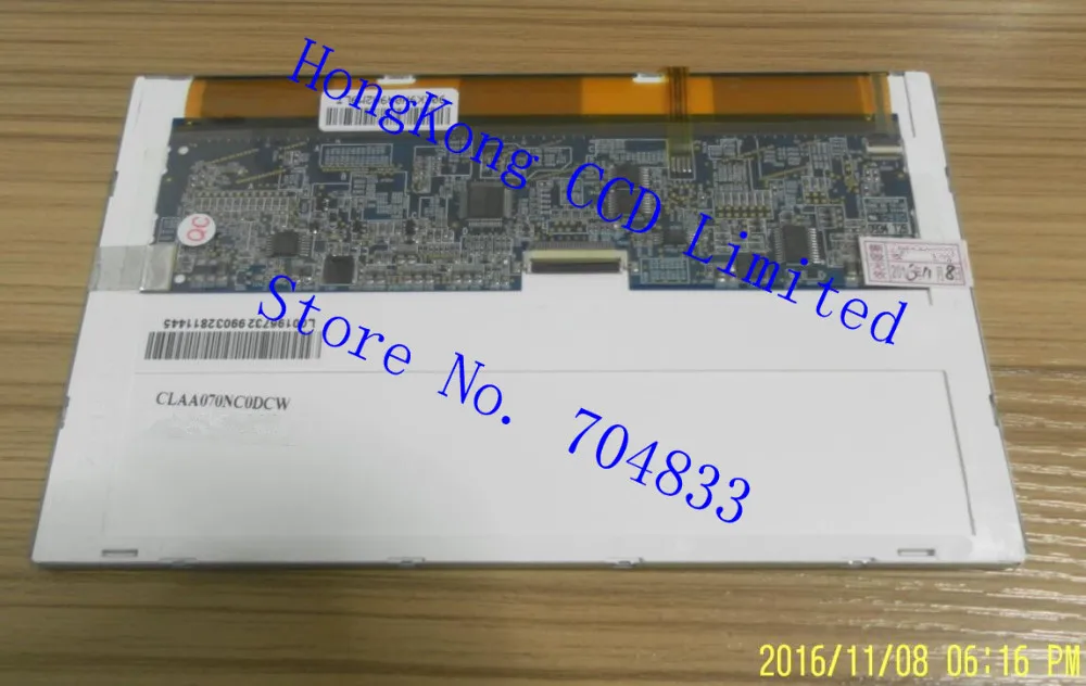 

Новый и оригинальный 7-дюймовый ЖК-экран CLAA070NC0DCW