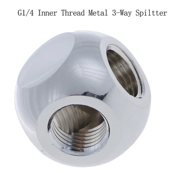 

1Pc Brass G1/4 Inner Thread Metal 3-way Spiltter PC Water Cooling Tube Connector
