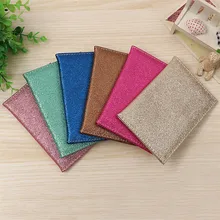 Блестящая блестящая сумка-держатель для паспорта из искусственной кожи, визитная карточка, Обложка для паспорта, дорожный кредитный держатель для карт, Обложка Для водительских прав