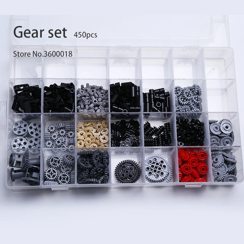 

450pcs/set Decool Technic Parts Bulk MOC Car Accessory Gear Accessory Pin Connector Bricks Building Block compatible legos 62821