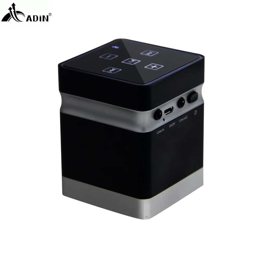 Беспроводная вибрационная Колонка ADIN 26 Вт металлическая Bluetooth громкой связи AUX Hi