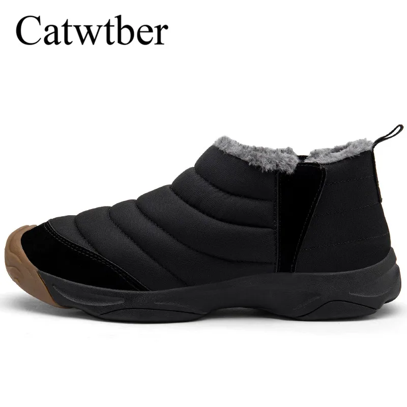 

Catwtber 2018 Men Boots Winter Ankle Boots Fashion Footwear Lace Up Shoes Men Comfortable Casual Sneakers Winter Boots for Male
