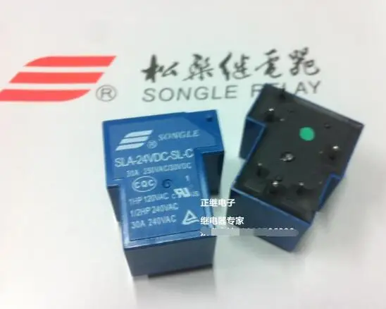 Реле SLA-24VDC-SL-C 6-контактный 30A T90 | Обустройство дома