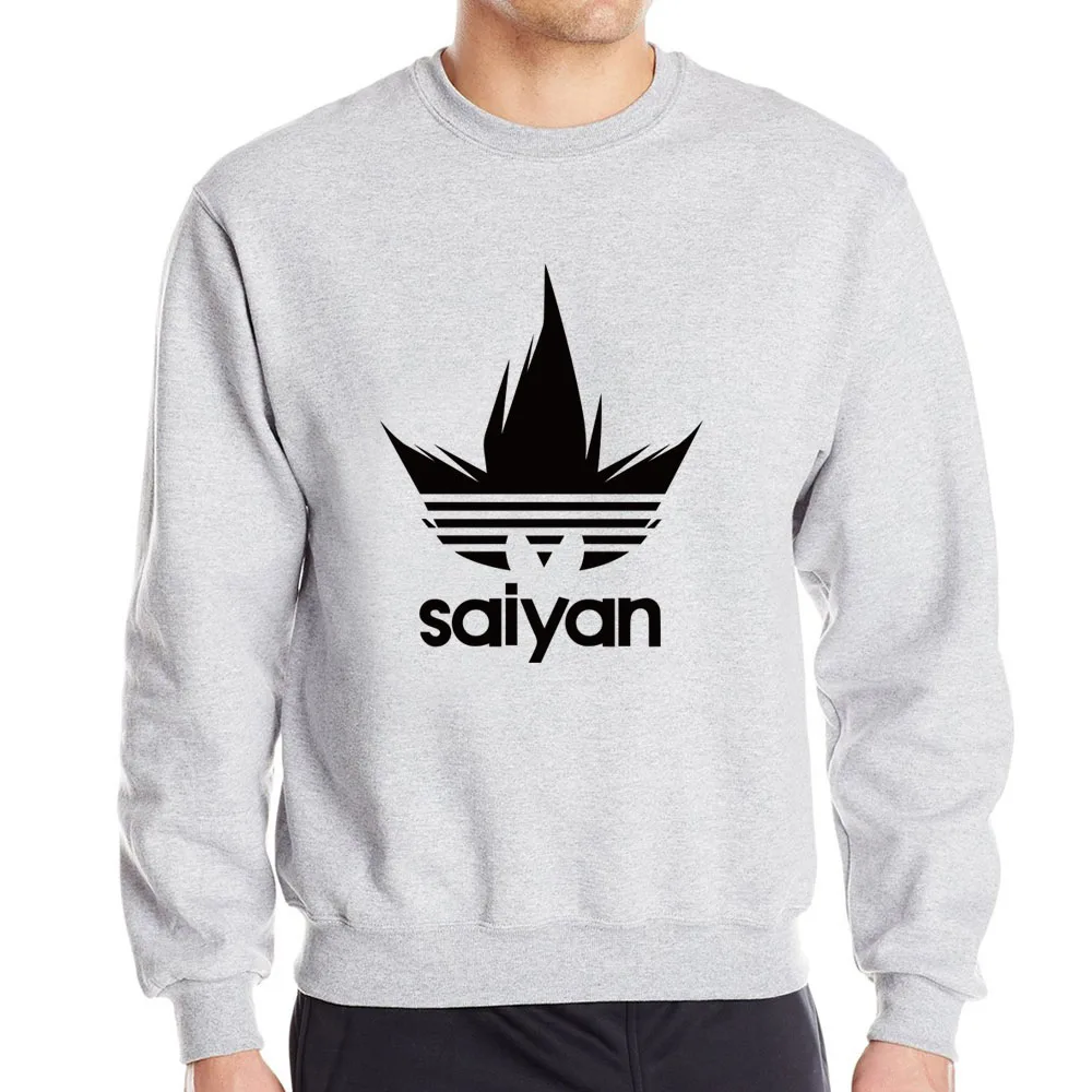 

New super Saiyan pullover autumn winter clothes Casual fleece hoody Dragon Ball Z sweatshirt 2019 harajuku Evolution hoodies Men