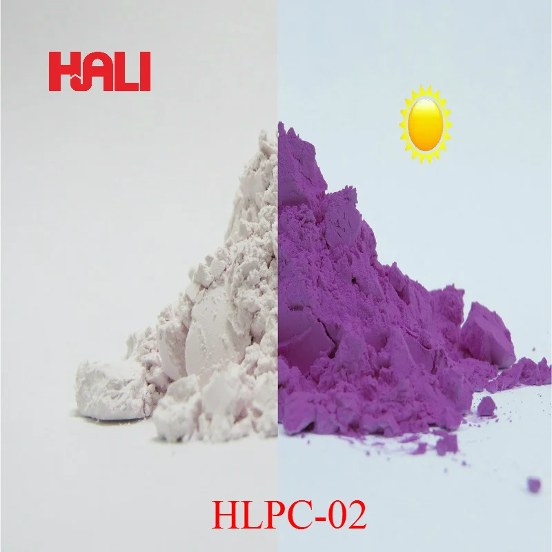 Фотохромный пигмент, солнечный активный порошок, пигмент изменения цвета солнечным светом, товар: HLPC-02, Цвет: фиолетовый, 1 лот = 10 грамм