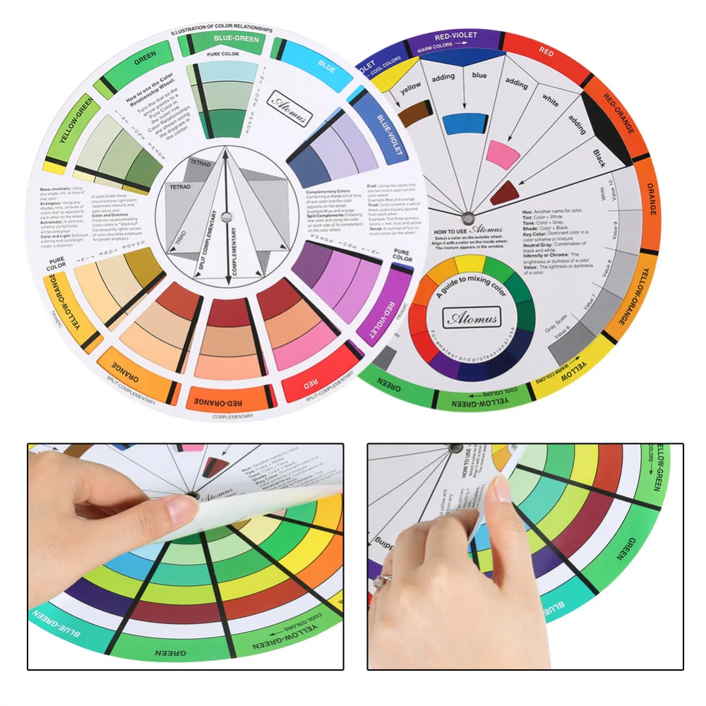 Buy Mix Guide Round Tattoo Nail polish Gel Pigment
