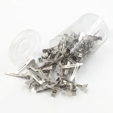 70 шт./компл. из нержавеющей стали Заколки для волос волосы пермь разделе заколки Головные уборы парикмахерские зажим салон заколки DIY укладки tools659