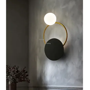 

Nordic Iron LED Wall Lamp Lamps Luminaire Wall Light Fixtures Bathroom Light Bedroom Lamp Wall Sconces Living room Decoration