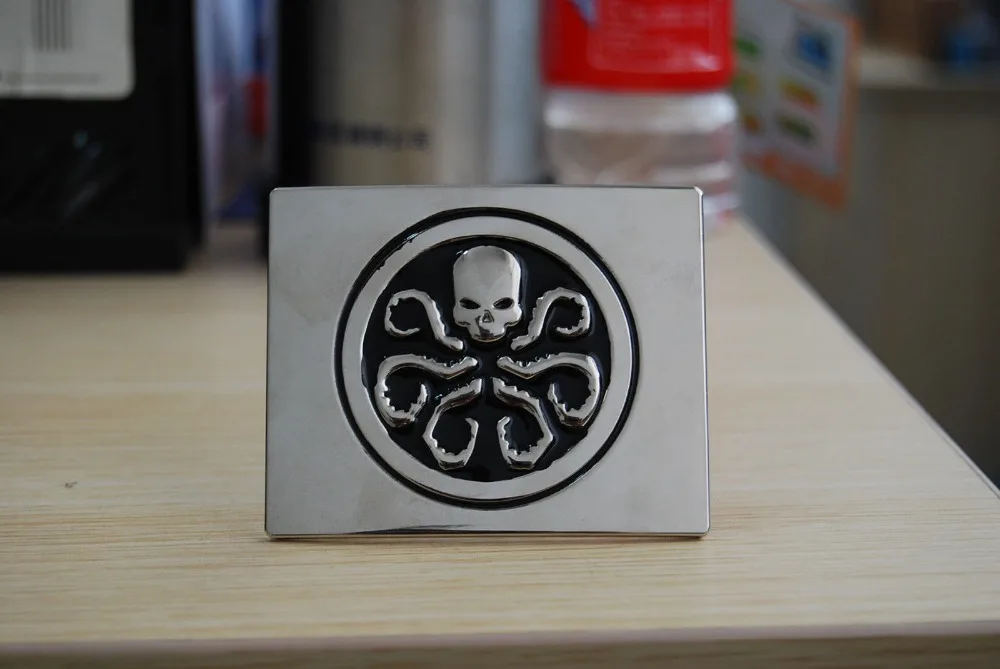 Captain America The First Aveng Red Skull Hydra Cosplay Belt Buckle
