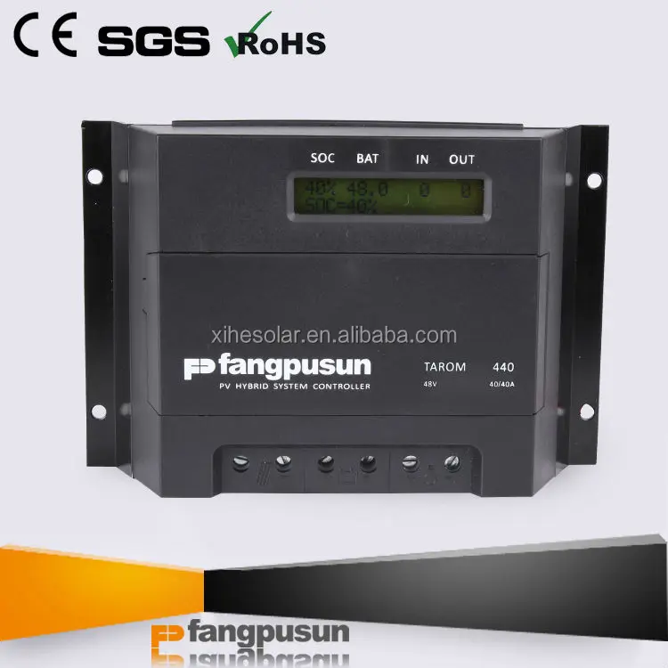 

40A 48V Solar charge controller with LCD display pwm control Hybrid controller