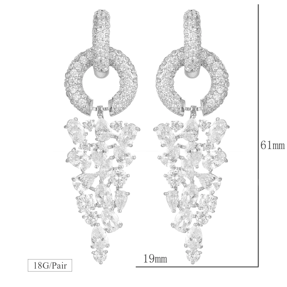 SisCathy элегантные круглые серьги с фианитом для помолвки свадьбы вечеринки