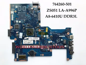 

High quality 764260-501 for HP Pavilion 15-G Laptop Motherboard ZS051 LA-A996P A8-6410U DDR3L 100% Fully Tested
