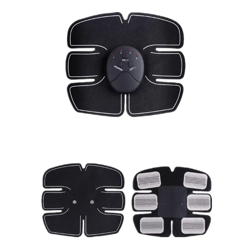 Smart EMS Stimulator Abdominal Muscle Exerciser Training Gear Fitness Abs Fit Muscles Intensive Training Body Slimming Massage