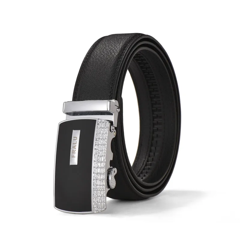 YD119 Fashion designer style belt for men buckle alloy automatic buckle leather girdle strap male waistband ceinture cinto masculino - Цвет: YD119