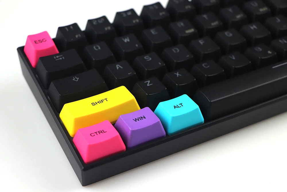 Pbt dsa клавишная крышка OEM keycap краситель субкровать красочные брелки модификатор для diy игровая механическая клавиатура Вишневый переключатель