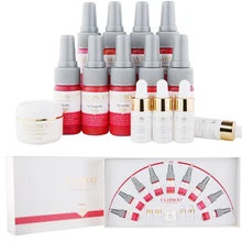 Famisoo 14 шт./компл. пигмент для перманентного макияжа легко носить Микро Пигмент для губ для тату бодиарта Красота инструменты чернила красная роза