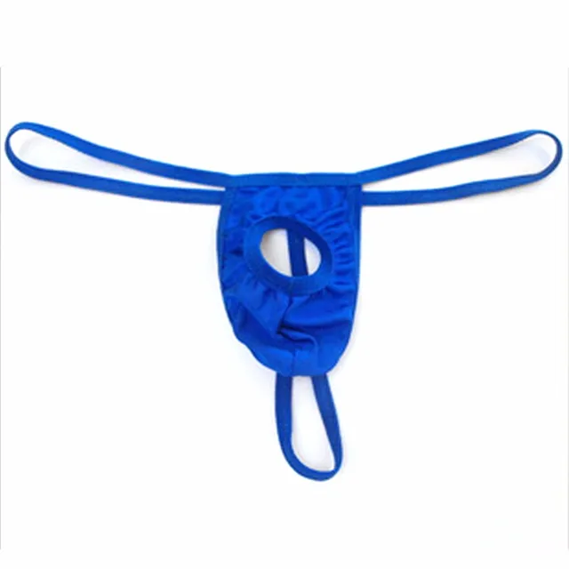 New Fashion Sexy Lingerie For Men Erotic Gay Briefs G-String Temptation Lingerie Bare Open Penis Thong G-String Panties LB -