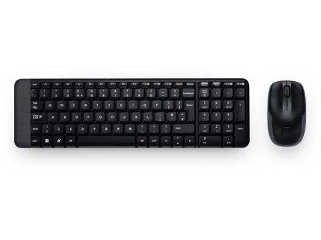 Logitech MK220 POR Стандартный беспроводной RF черный мышь в комплекте | Компьютеры и офис