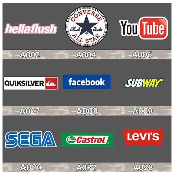 Subway Youtube Famous Brand Waterproof Label Stickers