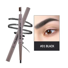 BEAUTYBIGBANG зубная щетка, головка, карандаш для бровей, глаз, двухглавый макияж, прочный, водостойкий, долговечная краска, тату, для бровей