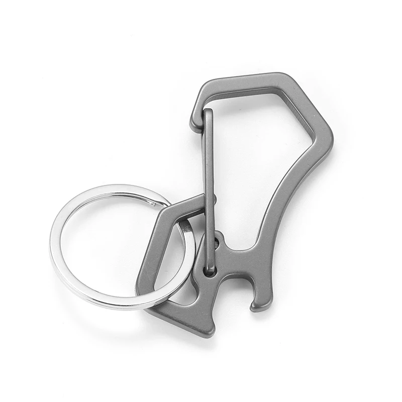 

Tiartisan 3PCS Buckle Carabiner latch hook multifunction Hook key chain Clip Camping Equipment EDC Chrome Steel