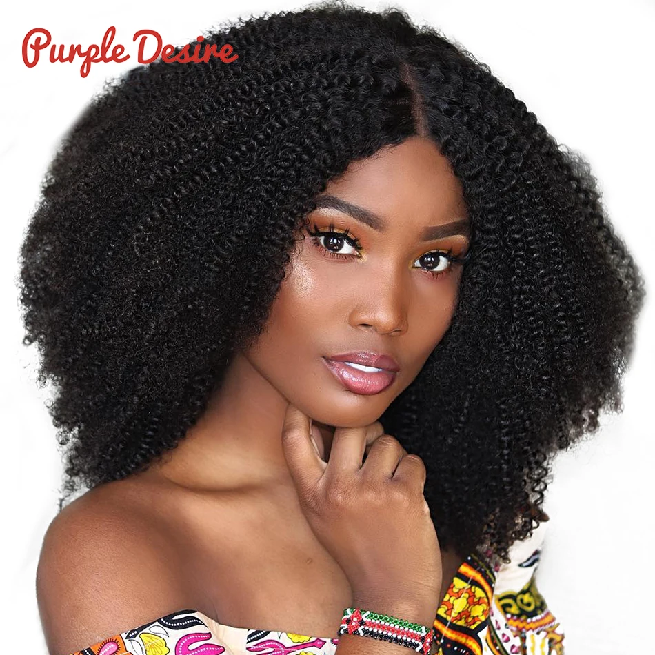 

Afro Kinky Curly Hair 3 Bundles Brazilian Curly Hair 100% Remy Human Hair Bundles Extensions 8-30inch Natural Double Weft Weave