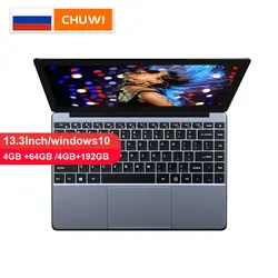 Оригинальный CHUWI LapBook SE ноутбук 13,3 дюймов Quad Core Windows10 intel Gemini-Lake N4100 4GB RAM 160GB ROM M.2 SSD расширение