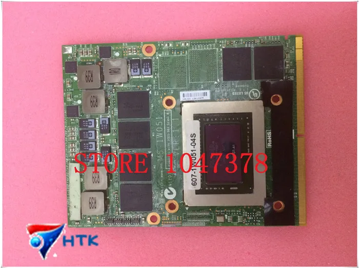 Wholesale MS-1W051 FOR MSI GT70 GT60 GT780 GT660 Graphics board GTX570M 100% Work Perfect