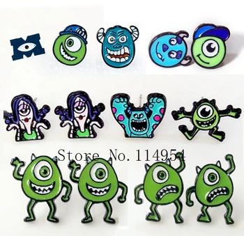 

20 pairs Alloy Enamel Lovely Cartoon eye Earrings Jewelry Stud Earring EE-39