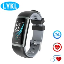 LYKL 0,96 ''HD цветной экран Смарт-браслет сердечного ритма кровяное давление умный фитнес-браслет с несколькими спортивными режимами для мужчин и женщин