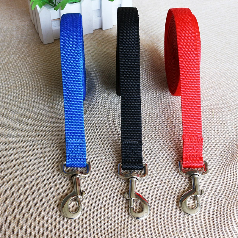 Nylon Leash For Dogs Pet Walking Traction Lead Rope Puppy Training Restraint Leashes Dog Halter Collar Strap Belt Supplies D19