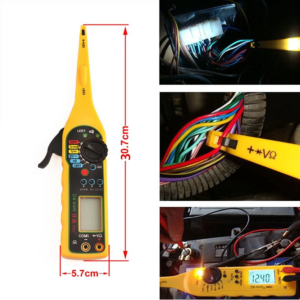 

Freeshipping Multi-function Auto Circuit Tester Multimeter Lamp Car Repair Automotive Electrical Multimeter 0V-380V Voltage