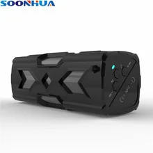 SOONHUA Wireless Bluetooth Speaker Waterproof Shockproof NFC Music Player Handsfree Call Power Bank 3D Stereo Loudspeaker Box