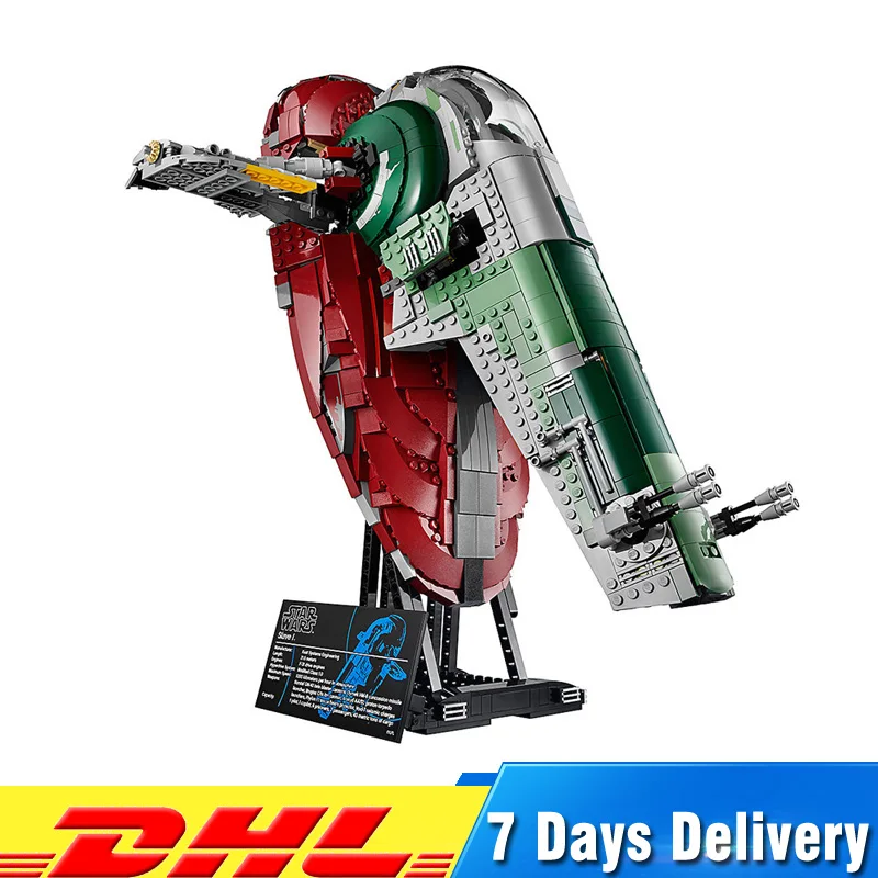 

Compatible Legoingly 75060 2067pcs UCS Slave I Slave NO.1 Model Kits Building Blocks Bricks Assembling Gift Toys for Children