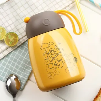 

300ml Mini Stainless Steel Travel Thermal Bottle Coffee Cup Thermos Travel Mug Coffee Hot Water Portable Bottle for Girls WKE254