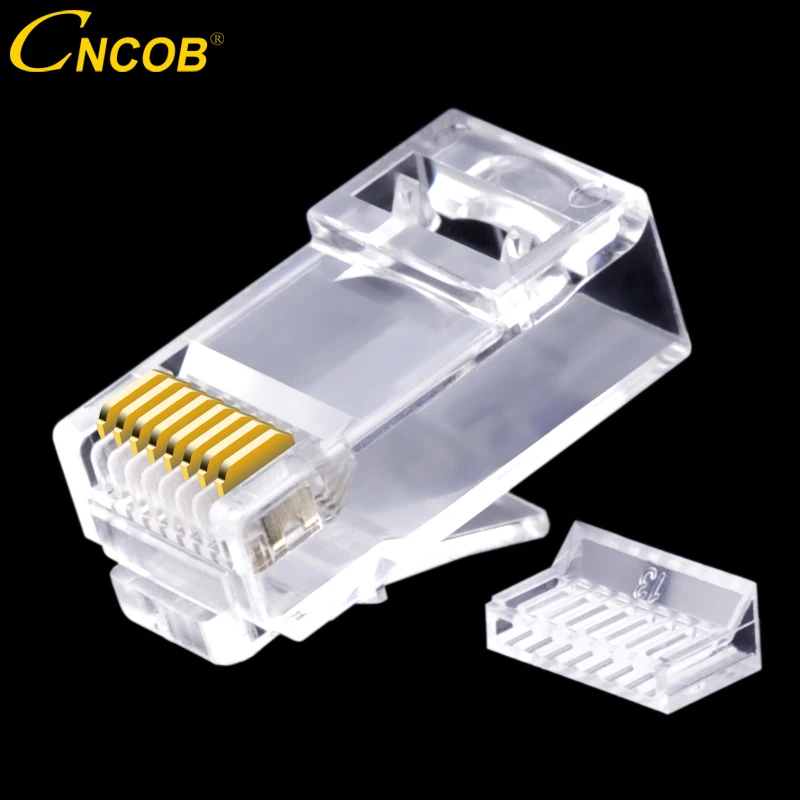 CNCOB двухкомпонентный сетевой разъем rj45 гигабитный Ethernet кабель соединительный