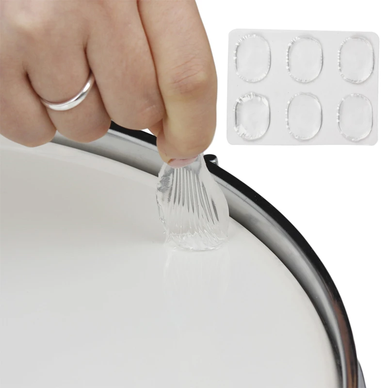 6pcs/set Snare Drum Mute Pad Drum Damper Gel Pads Snare Tom Drum