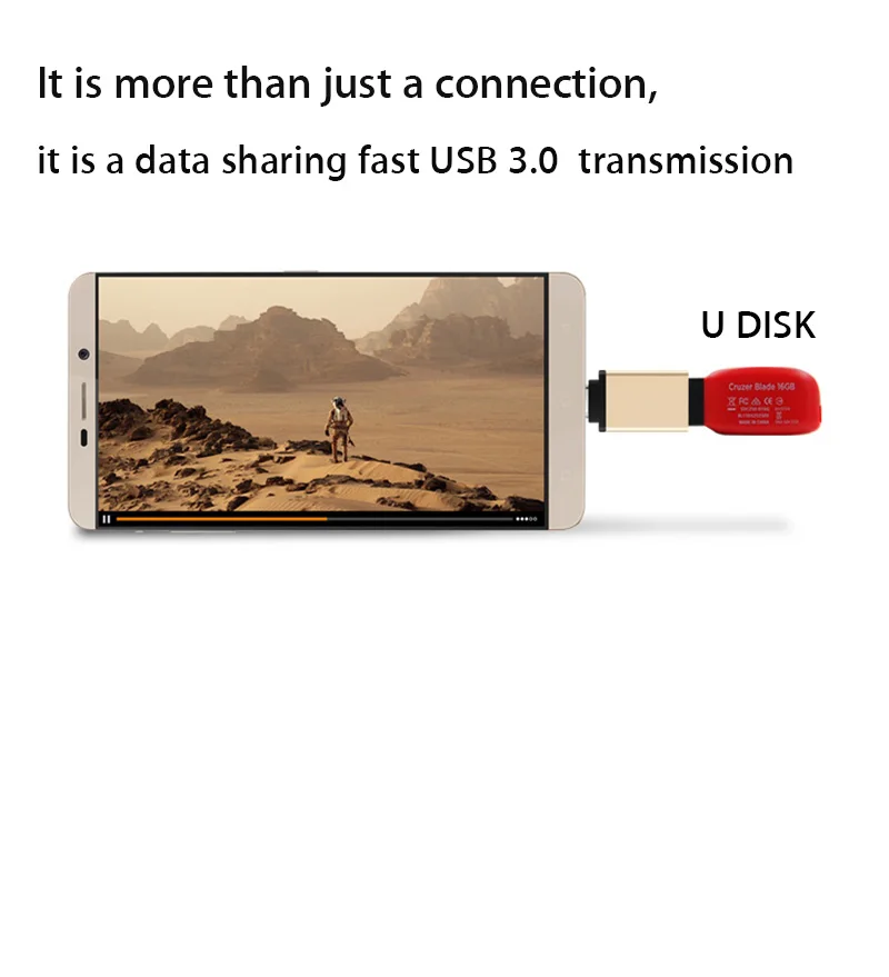 Usb typc c OTG адаптер usb type-c штекер к USB 3,0 Женский конвертер для huawei P30 p20 lite p10 pro p9 nova 4 3 MediaPad M5 Honor