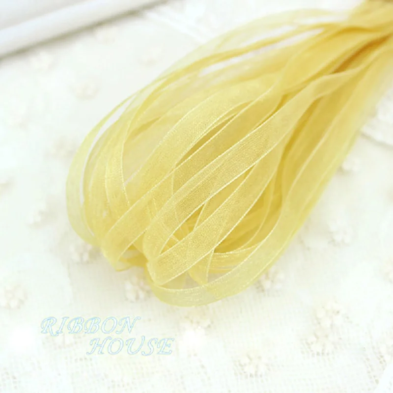1/4''(6mm) Organza Ribbon gift wrapping Christmas ribbons (40 meters/lot) ribbon decoration ribbon supplies wrapping ribbon sewing ribbon christmas ribbon organza ribbon