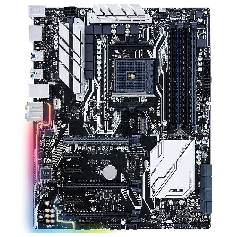 Материнская плата ASUS PRIME X370-PRO X370 Socket AM4 DDR4 64G SATA3 USB3.1 atxматеринская используется 90%